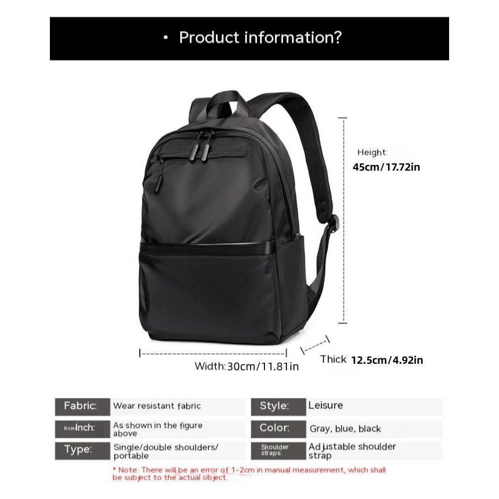 Backpack Men Business Backpack Laptop Bag Student Bag Travel Bag Backpack