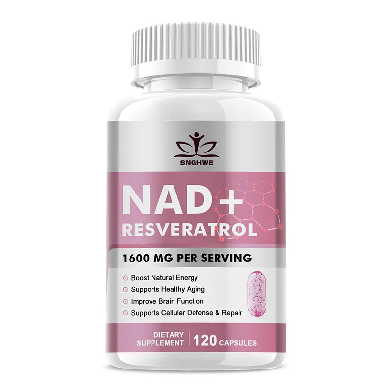 NAD+Resveratrol Supplements NAD+Anti Aging and Natural Cell Regeneration Capsules