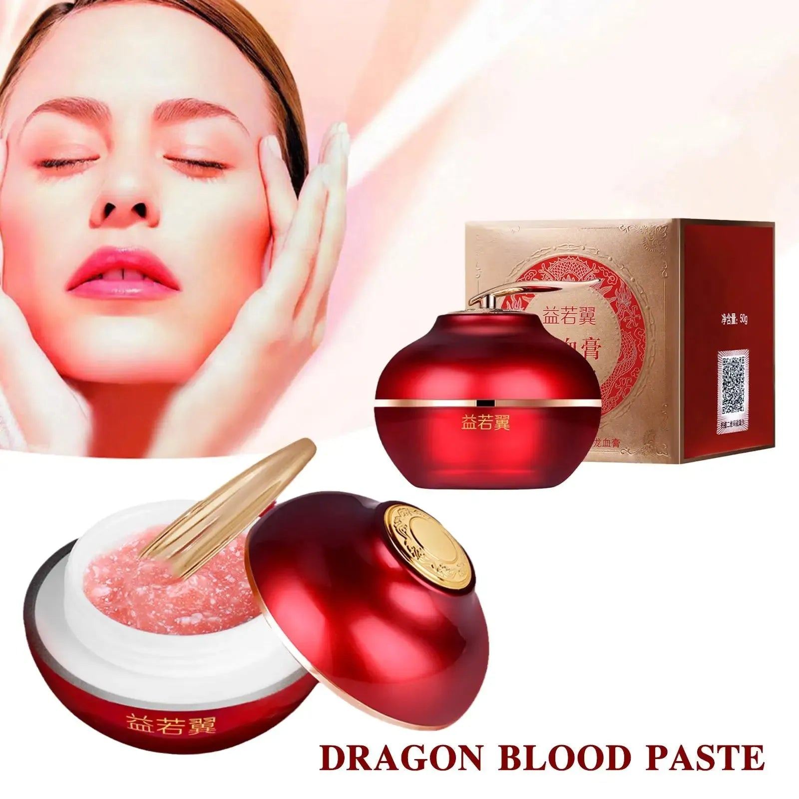 Retinol Essence Facial Cream 50g Dragon Blood Cream Smoothing Face Skin Deep Hydration Breathable Water Cream Skin Care