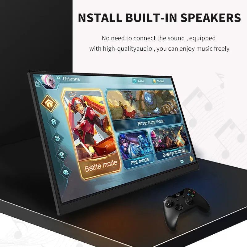 15.6 Inch Touch Screen Portable Monitor ADS-IPS 1920*1080P 300cd/m2 Extended Display for Laptop Second Screen XBox PS4/ 5 Switch