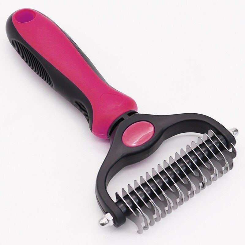 Professional Pet Deshedding Brush Dog Hair Remover Pet Fur Knot Cutter Puppy Cat Comb Brushes Dogs Grooming Shedding Supplies