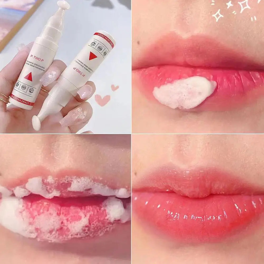 Dragon's Blood Tree Bubble Lip Mask Moisturizes And Skin Authentic Balm Care Lip Lines Lip Oil Exfoliates Dead Soften skin