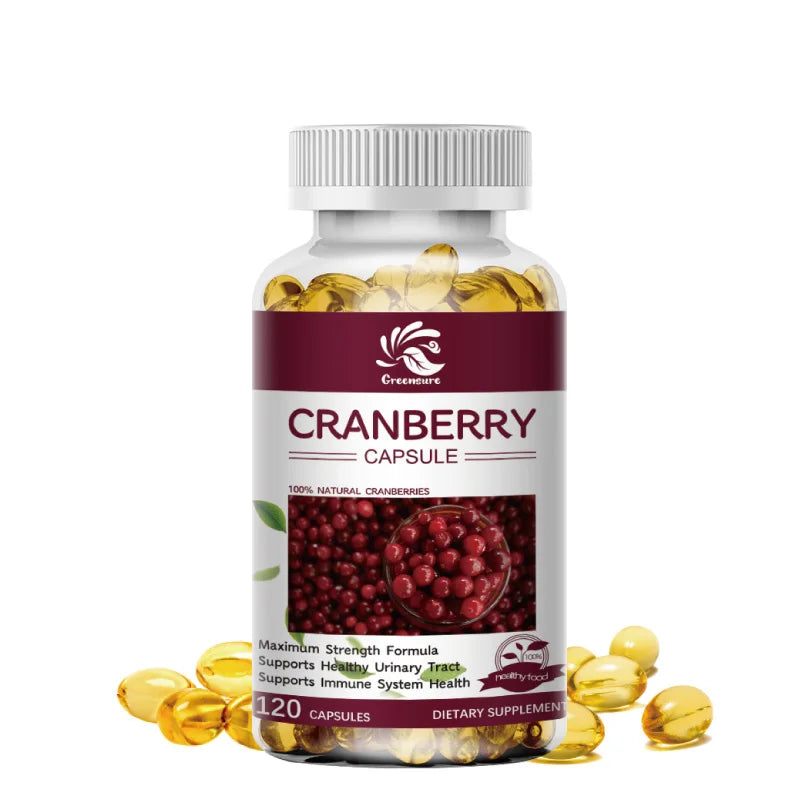 Cranberry Capsule Supports Kidney Bladder Urinary Tract Health Prevent Urinary Tract Infections Clean the Urethra