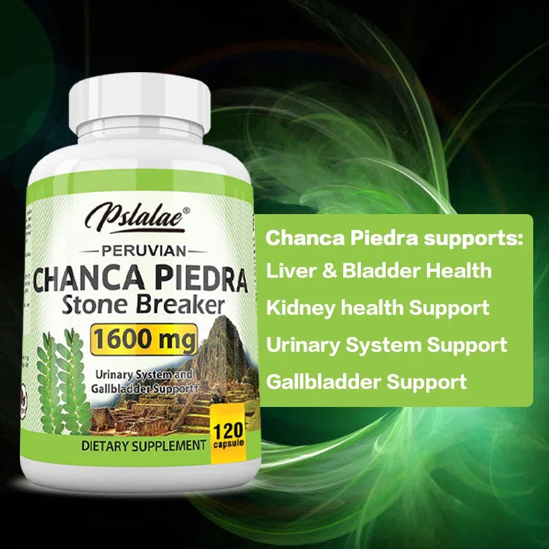Chanca Piedra 1600mg - Kidney Support Supplement, Clears Kidney Stones and Gallstones