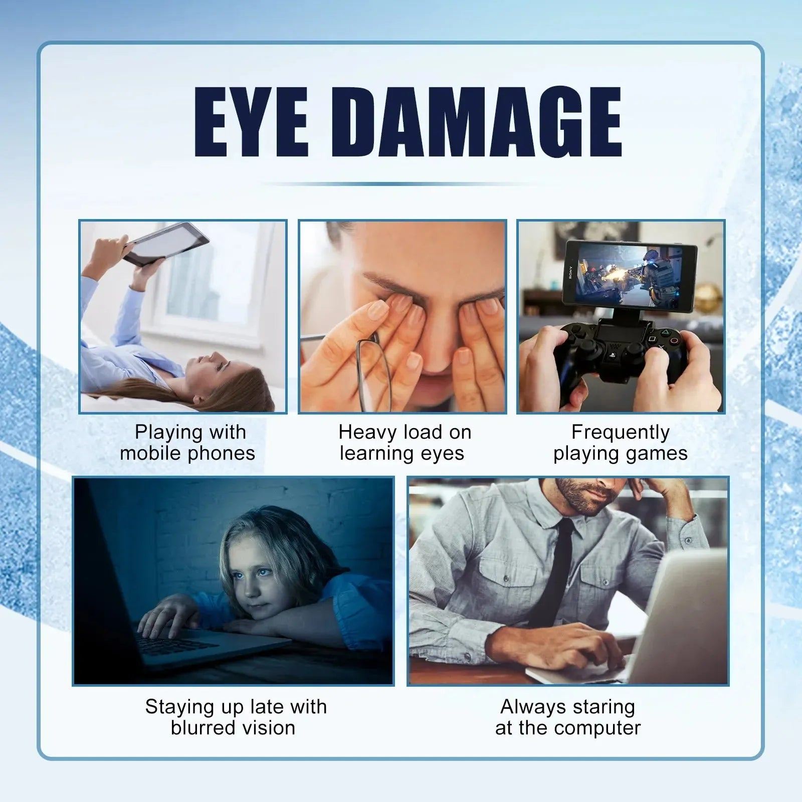 Eye Drops for Glacoma Presbyopia Dry Red Eyes Visual Fatigue Improving Eyesight Better Vision Whitening Lenses Eyes Care Liquid
