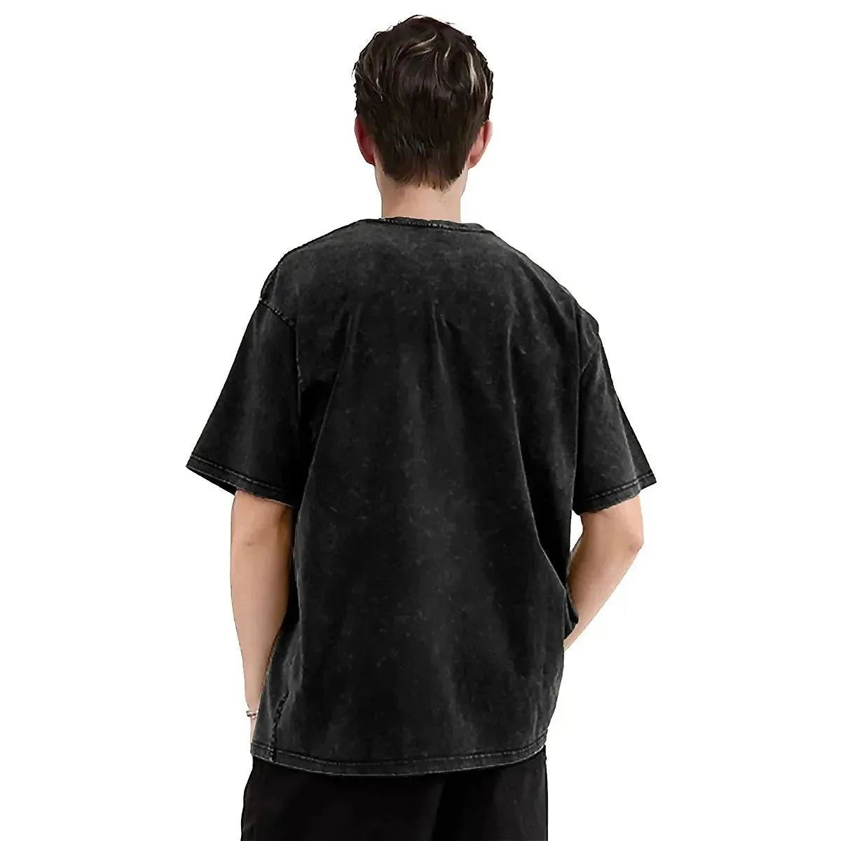 Vintage Washed T Shirt Handala Loose T-Shirts Naji Al Ali Palestined Trending Tee Shirt for Couple Summer Aesthetic Logo Tops