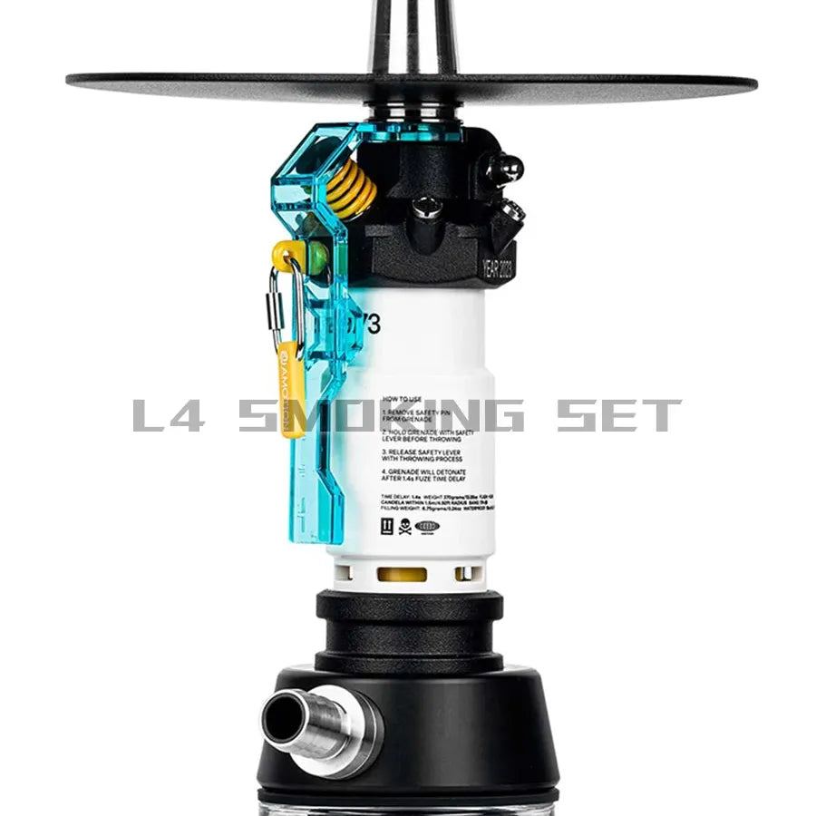 Hookah stainless steel hookah single tube Amotion Flash Bang