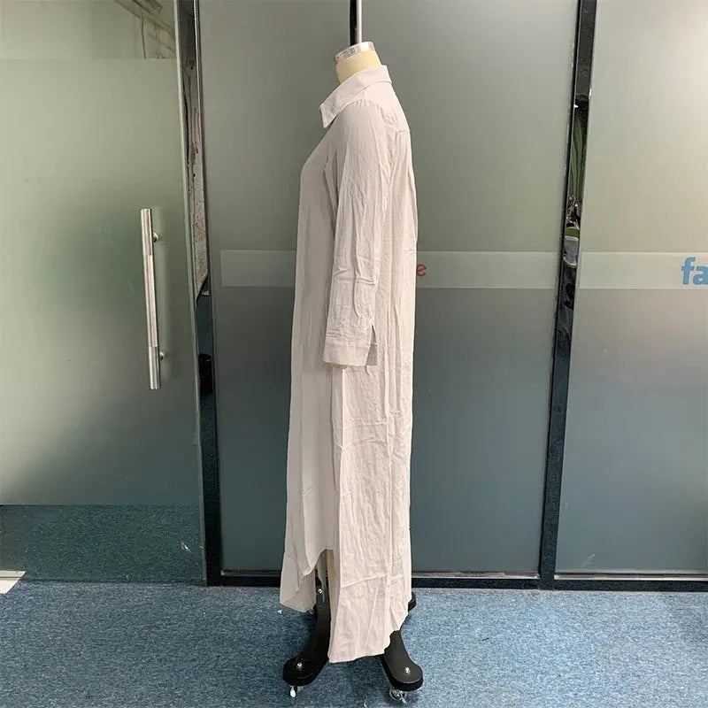 Women Maxi Dress Casual Half Sleeve