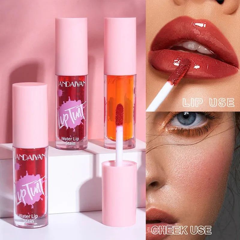 Juice Lip Tint Liquid Lipstick and Rouge 2 in 1 Waterproof Long Lasting Water Lip Stain Lips&cheek Makeup Girls Perfect Gift