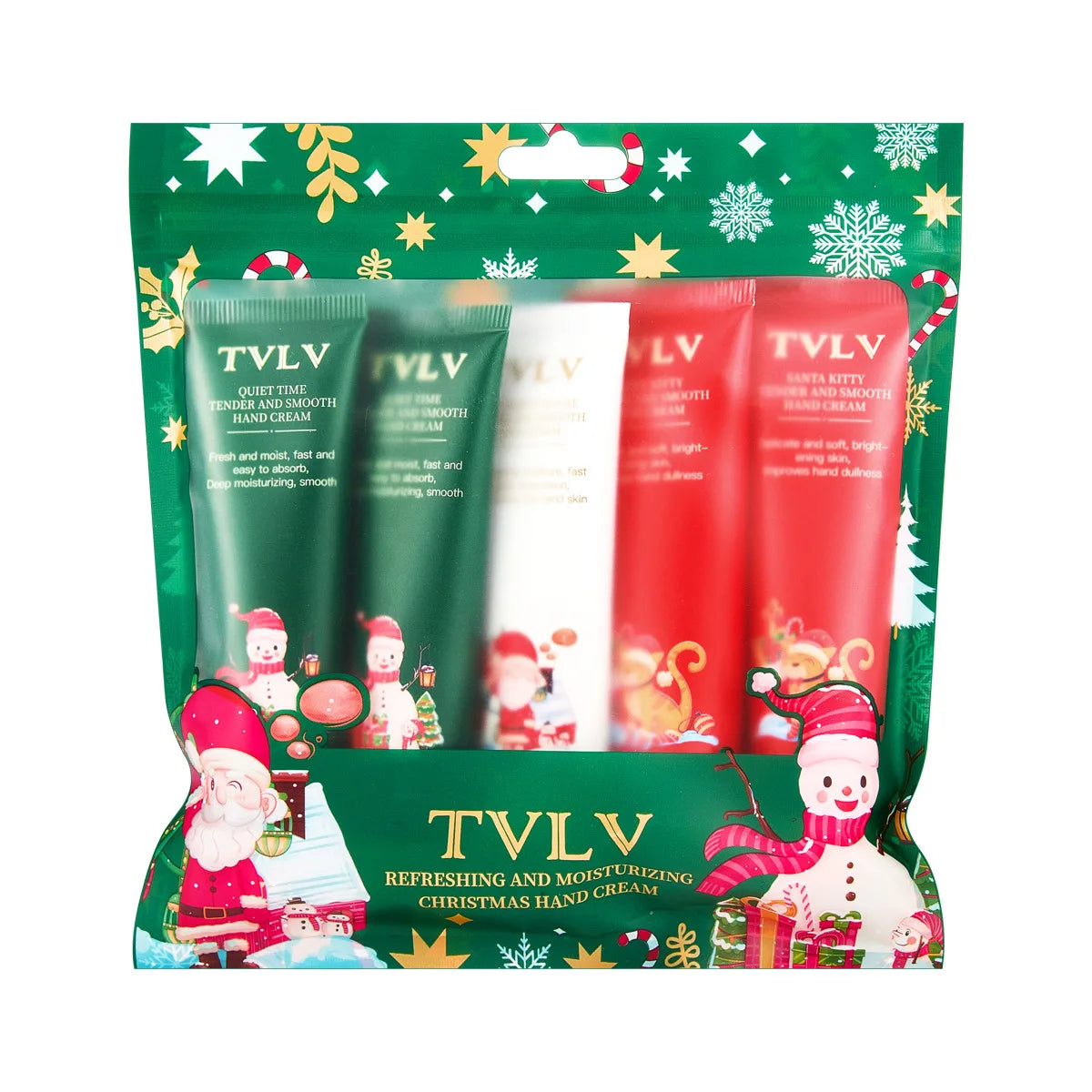 Refreshing and moisturizing Christmas hand cream, with a refreshing and tender texture, improves and moisturizes the skin