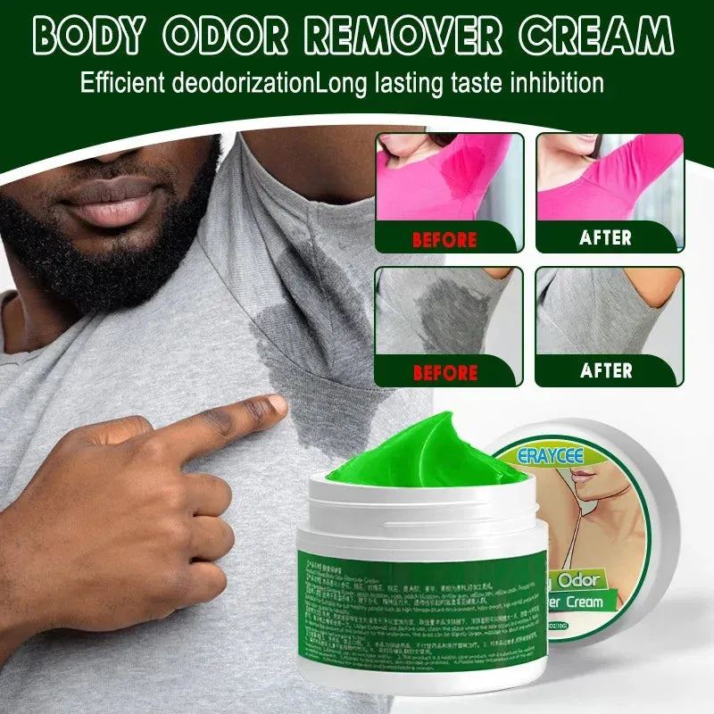 Powerful Body Odor Underarm Care Bleaching Cream Man Women Effectively Remove Odor Refreshing Lasting Aroma Cream Body Care