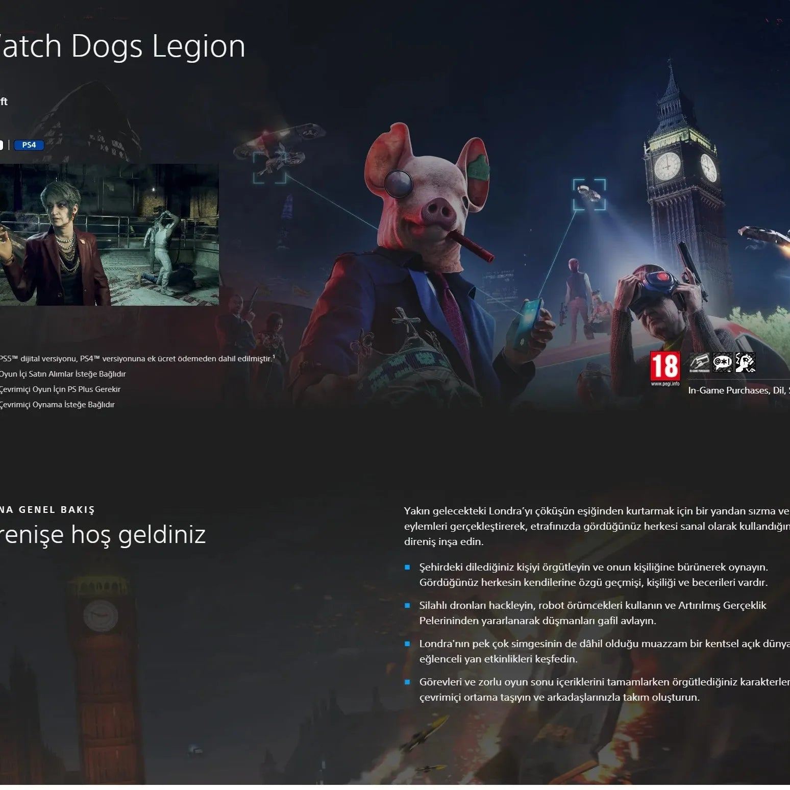 Watch Dogs Legion PS5 Game Original Closed Box with Security Strip Fast Delivery