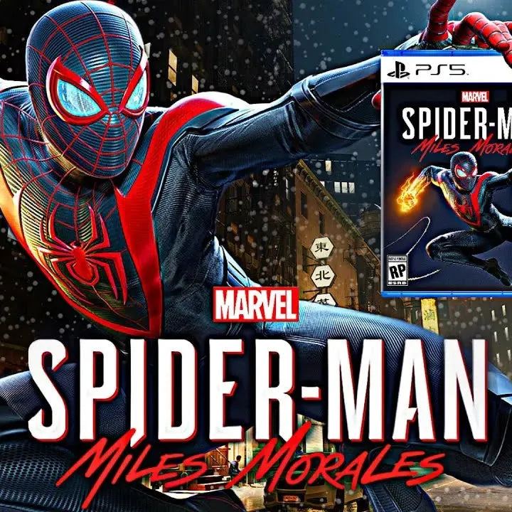Spiderman Miles Morales PS5 Game Original Closed Box with Security Strip Fast Delivery