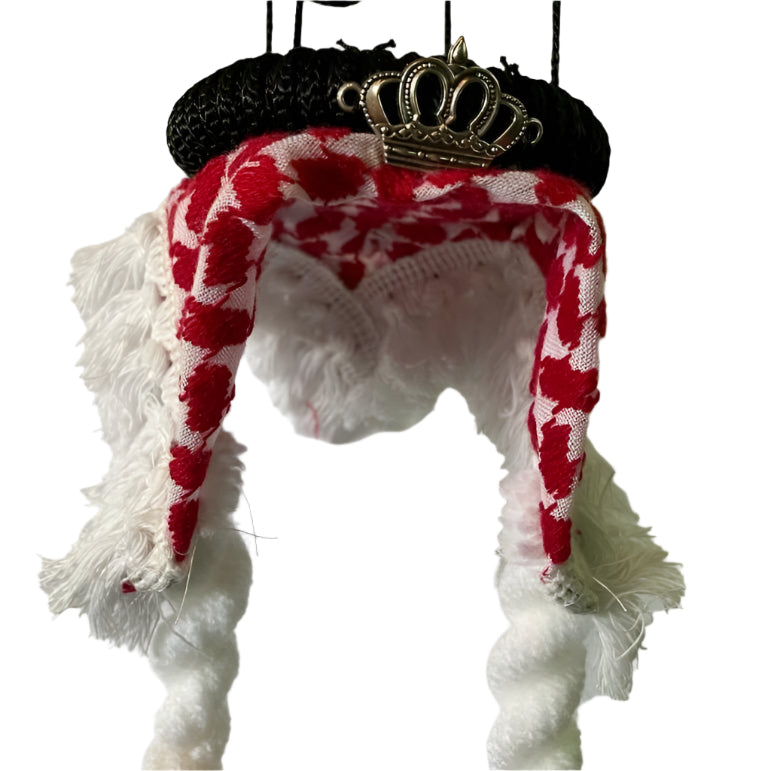 jordanian and palestinian hanging shemagh accessories for car