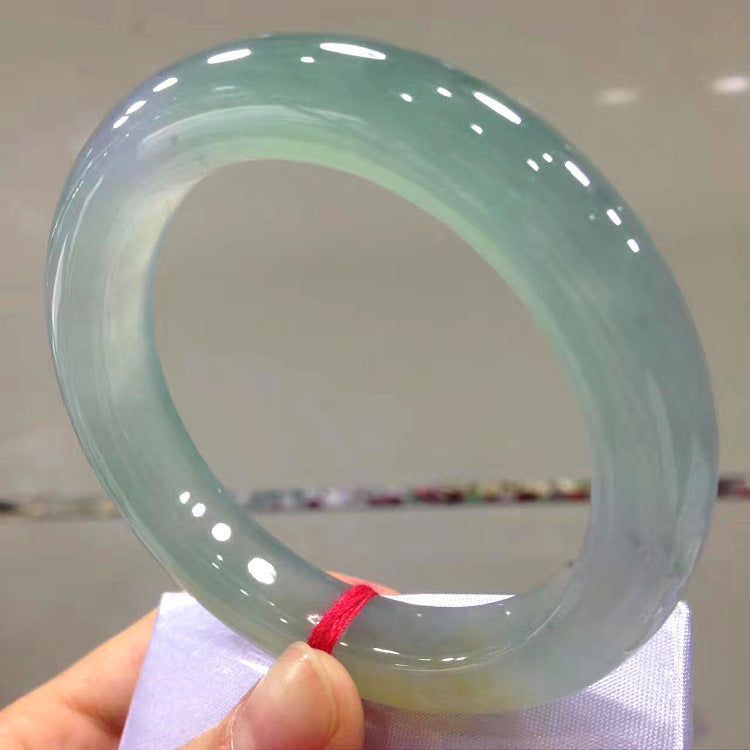 Women's Fashion Permeable Round Bar Jade Bracelets - Jointcorp