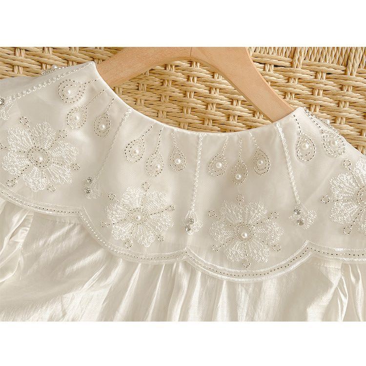 Shirt Women's Doll Collar Tencel Blouse Temperament