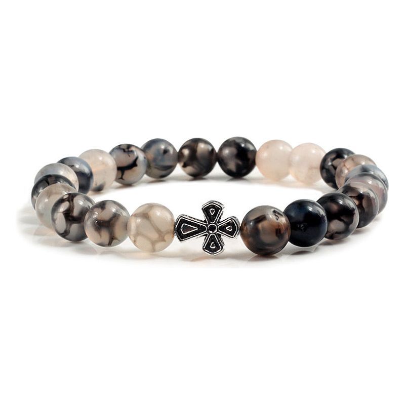 Filament Black Dragon Pattern Alloy Accessories Barbell Cat's Paw Accessories Yoga Scattered Beads Carrying Strap - Jointcorp