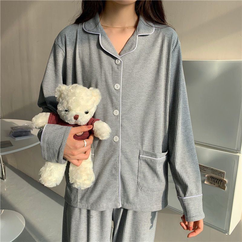 Japanese Pajamas Women Ins Sweet And Simple Homewear Suit - Jointcorp