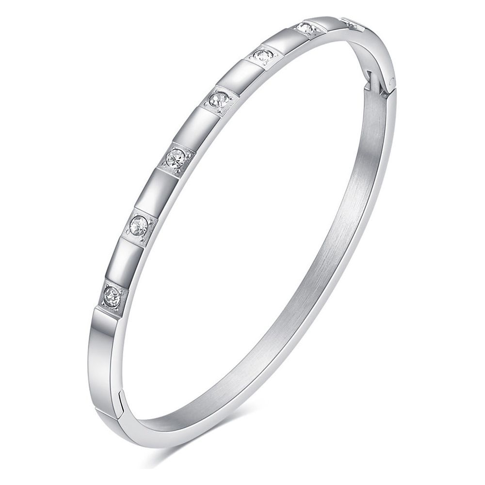 All-match Inlaid Zirconium Bracelet Fashion Couple Simple Bracelet - Jointcorp