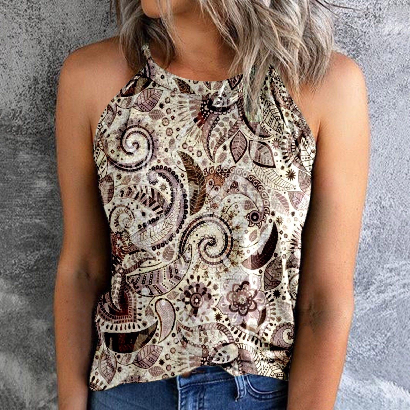 Bohemian Printed Ethnic Style Vest