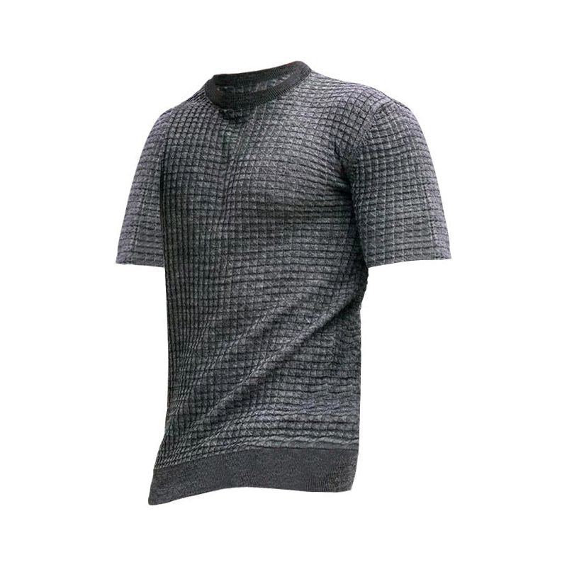 Men's Round Neck Stretch Casual Trend Top T-Shirt - Jointcorp