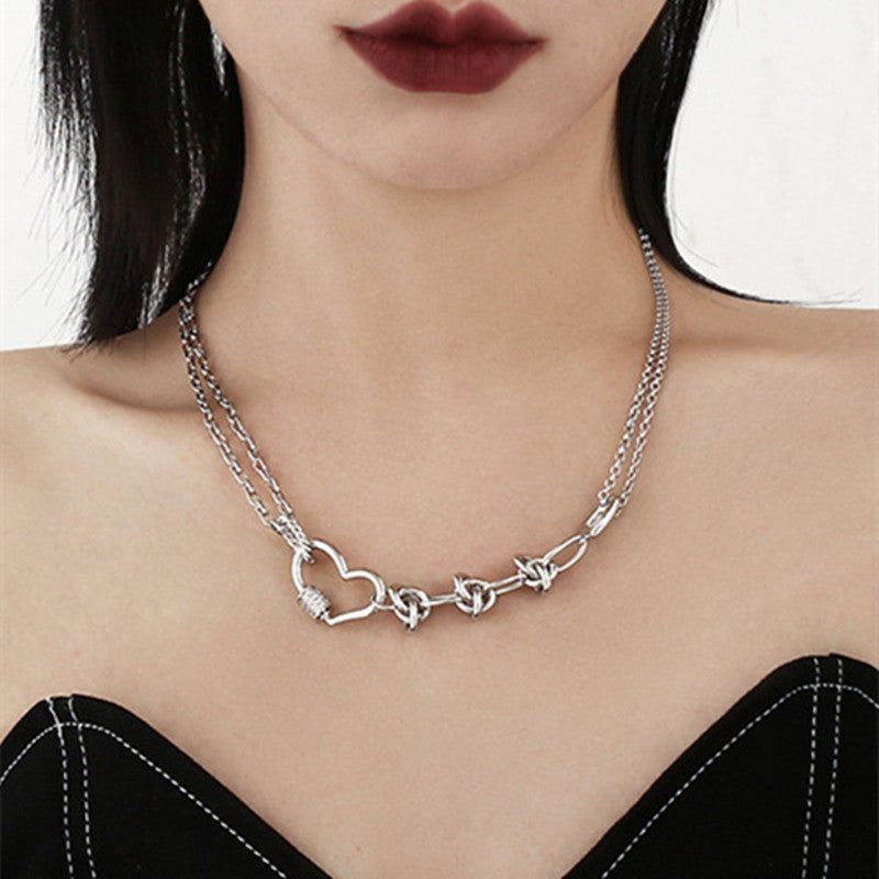 Women's Fashionable Elegant Hip Hop Sweater Clavicle Chain - Jointcorp