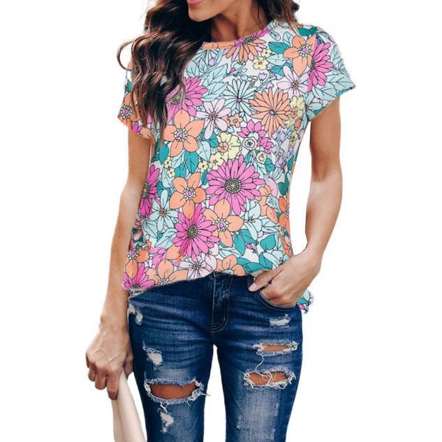 Fashion Round Neck Pullover Short Sleeve - Jointcorp