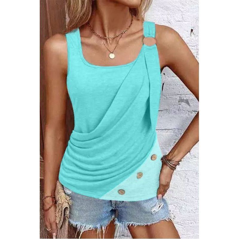 Fashion Women's Button Vest Camisole