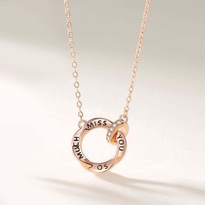 Double Ring Pendant Goes With Both Men And Women - Jointcorp