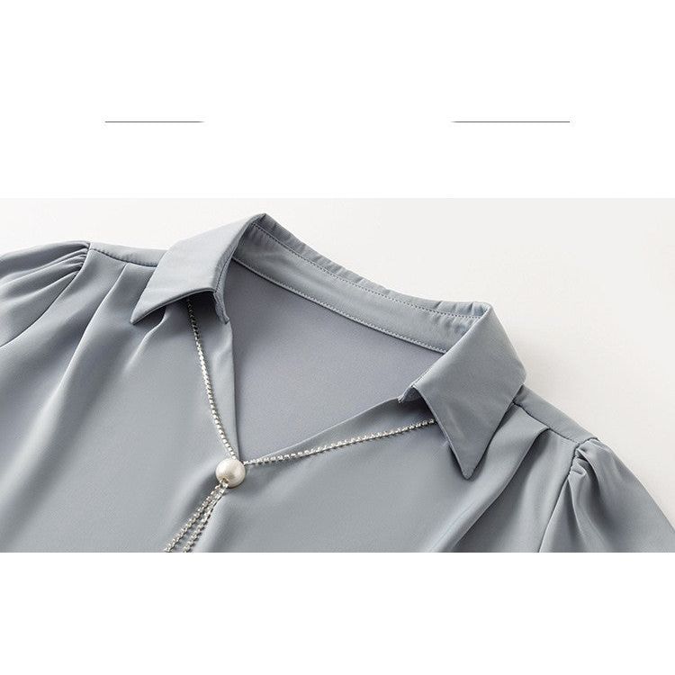 Versatile V-neck Long Sleeve Shirt For Women - Jointcorp