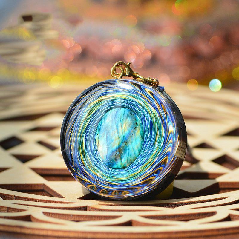 High Frequency Natural Crystal Pendant Votive Necklace - Jointcorp