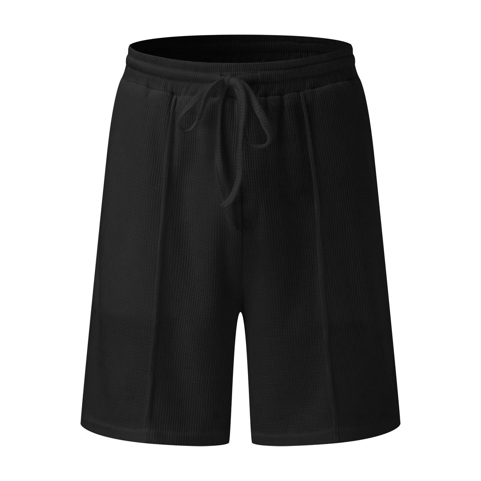 Men's Stylish Waffle Cool Set Two-Piece Suit - Jointcorp