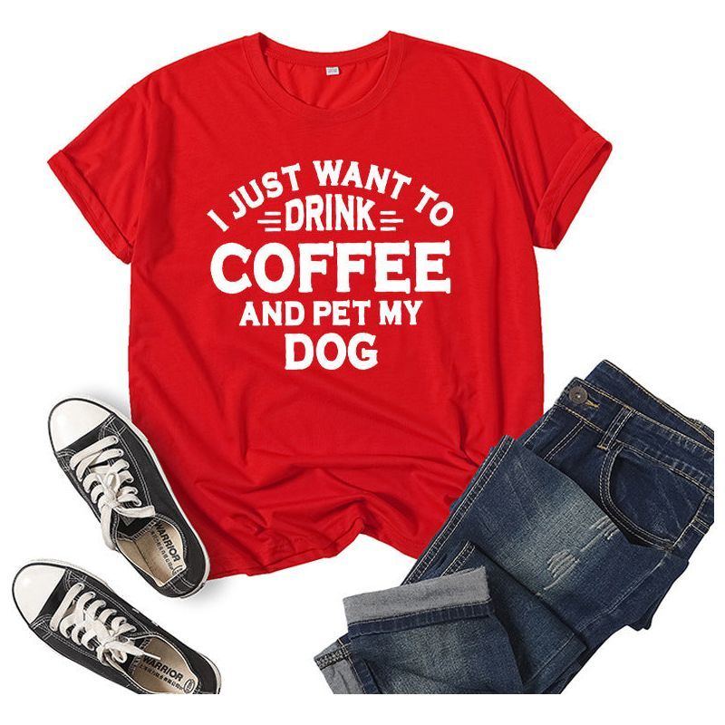 Printed Short Sleeve Round Neck T-shirt