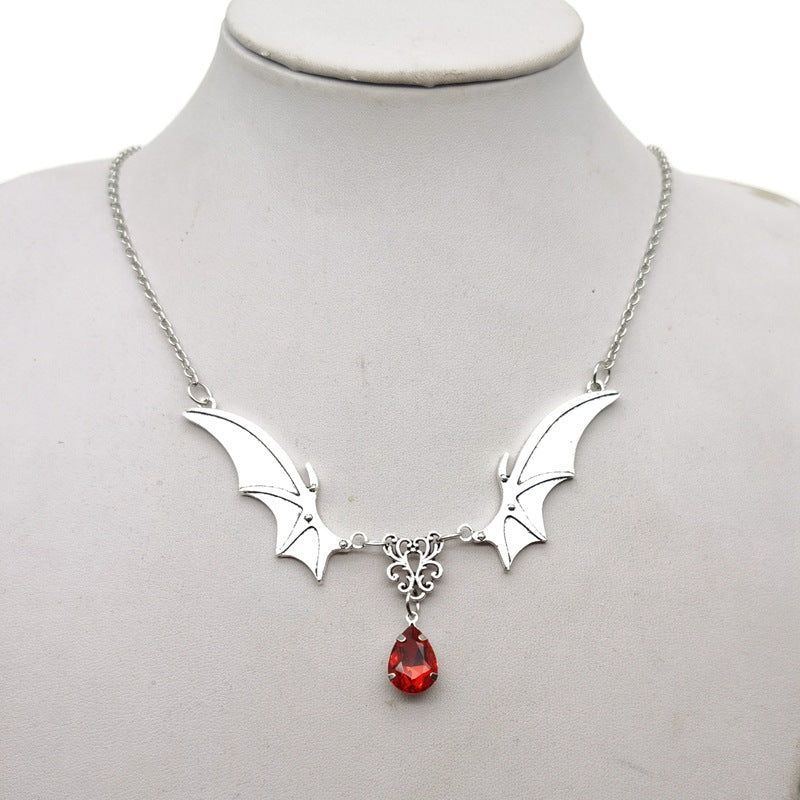 Vampire Bat Wings Necklace Gothic Witchcraft Jewelry - Jointcorp