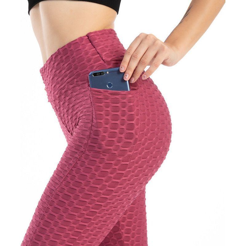 Fitness Yoga Pants Women Leggings With Pocket Running Sports