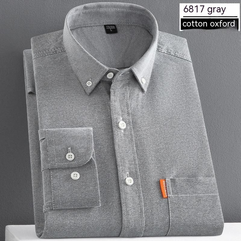 Men's Shirt Long Sleeve Pure Cotton Coat - Jointcorp