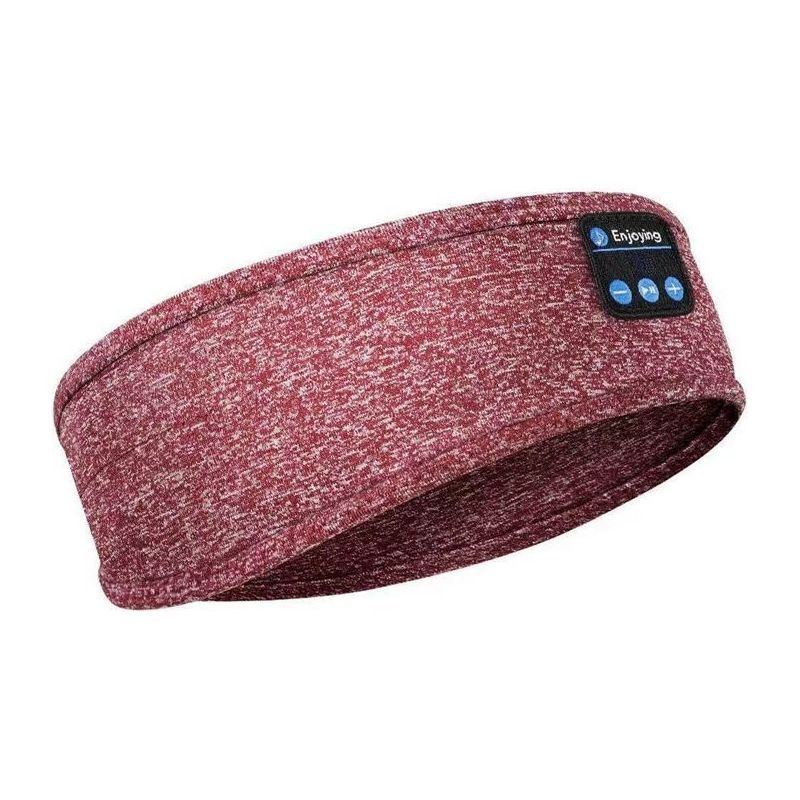 Wireless Bluetooth Sleeping Headphones Headband Thin Soft Elastic Comfortable Music Ear Phones Eye Mask For Side Sleeper Sports