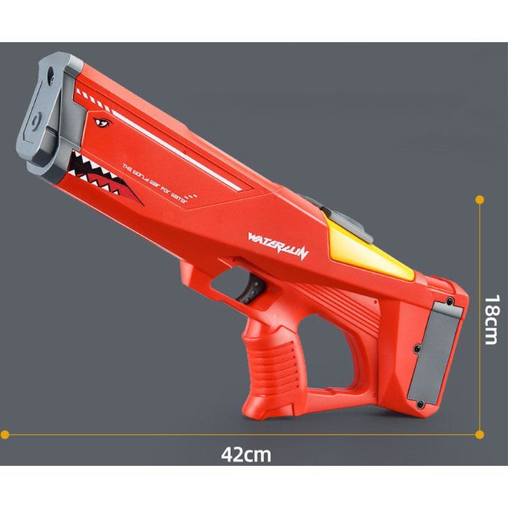 Automatic Electric Water Gun Toys Shark High Pressure Outdoor Summer Beach Toy Kids Adult Water Fight Pool Party Water Toy