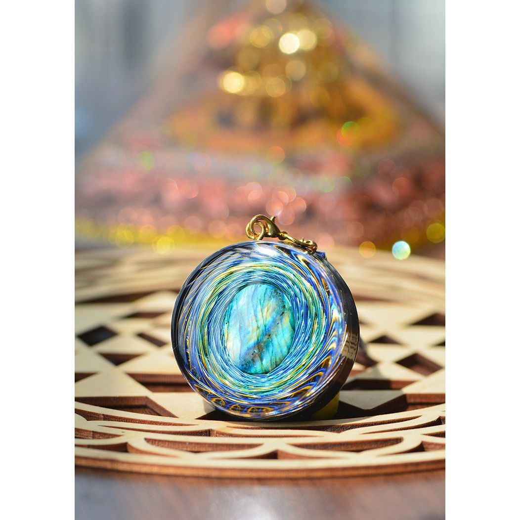 High Frequency Natural Crystal Pendant Votive Necklace - Jointcorp