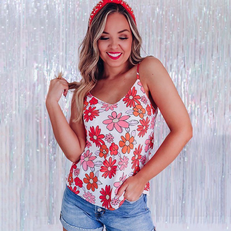 Floral Print Vacation Style Sling