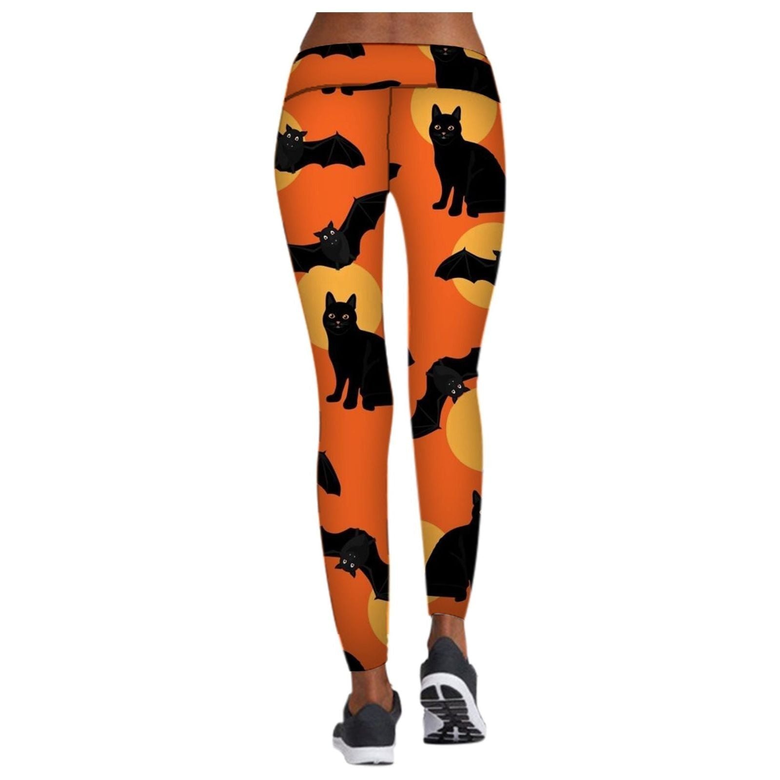 Printed Leggings Halloween Sports Yoga Pants High Stretch Pencil Pants