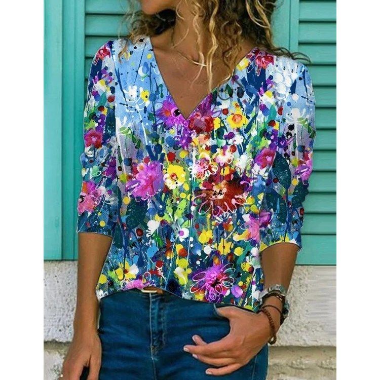 Street Popular Autumn And Winter New Women's Tops Printed Long Sleeve - Jointcorp