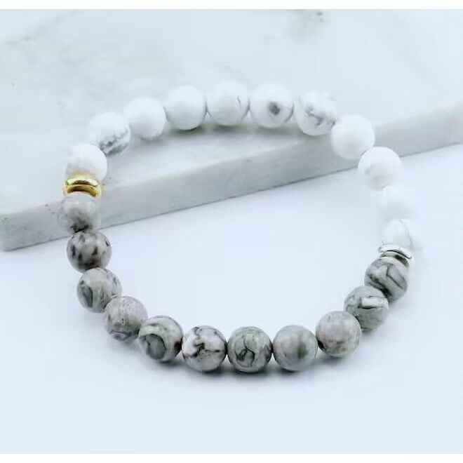 Agate Beads Filament Bracelet - Jointcorp