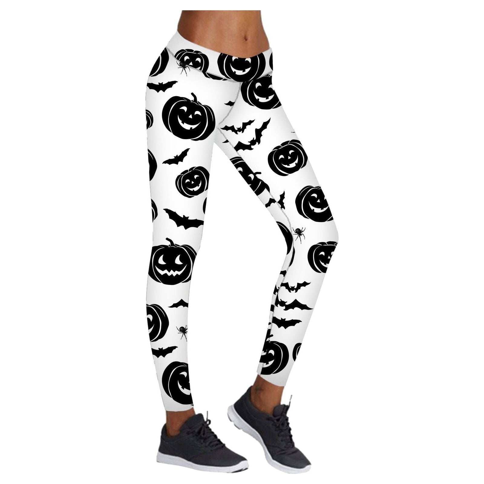 Printed Leggings Halloween Sports Yoga Pants High Stretch Pencil Pants - Jointcorp