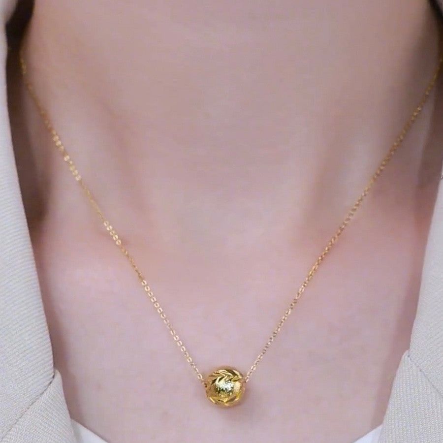 Transshipment Bead Necklace Ladies Niche Sterling Silver - Jointcorp