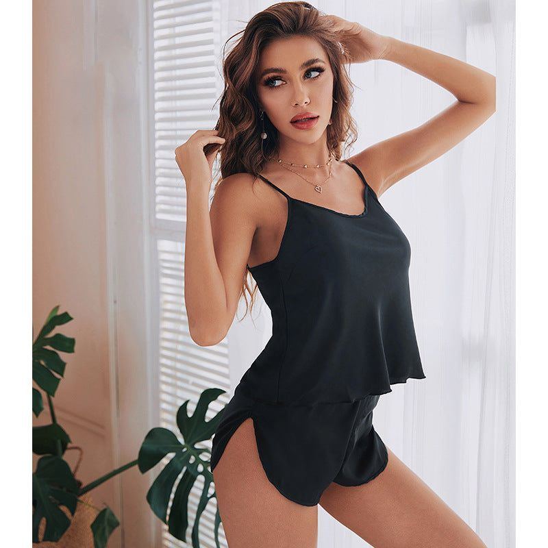Yaoting New Home Set Satin Camisole Pajamas Women - Jointcorp