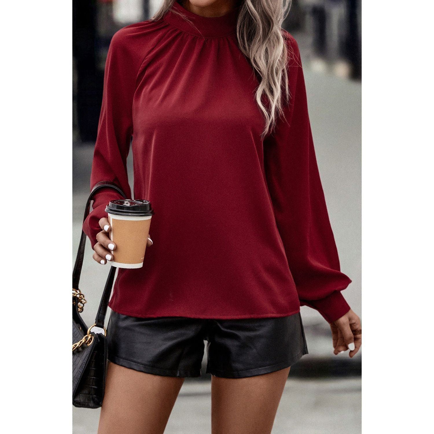 Women's Fashion Backless Casual Shirt