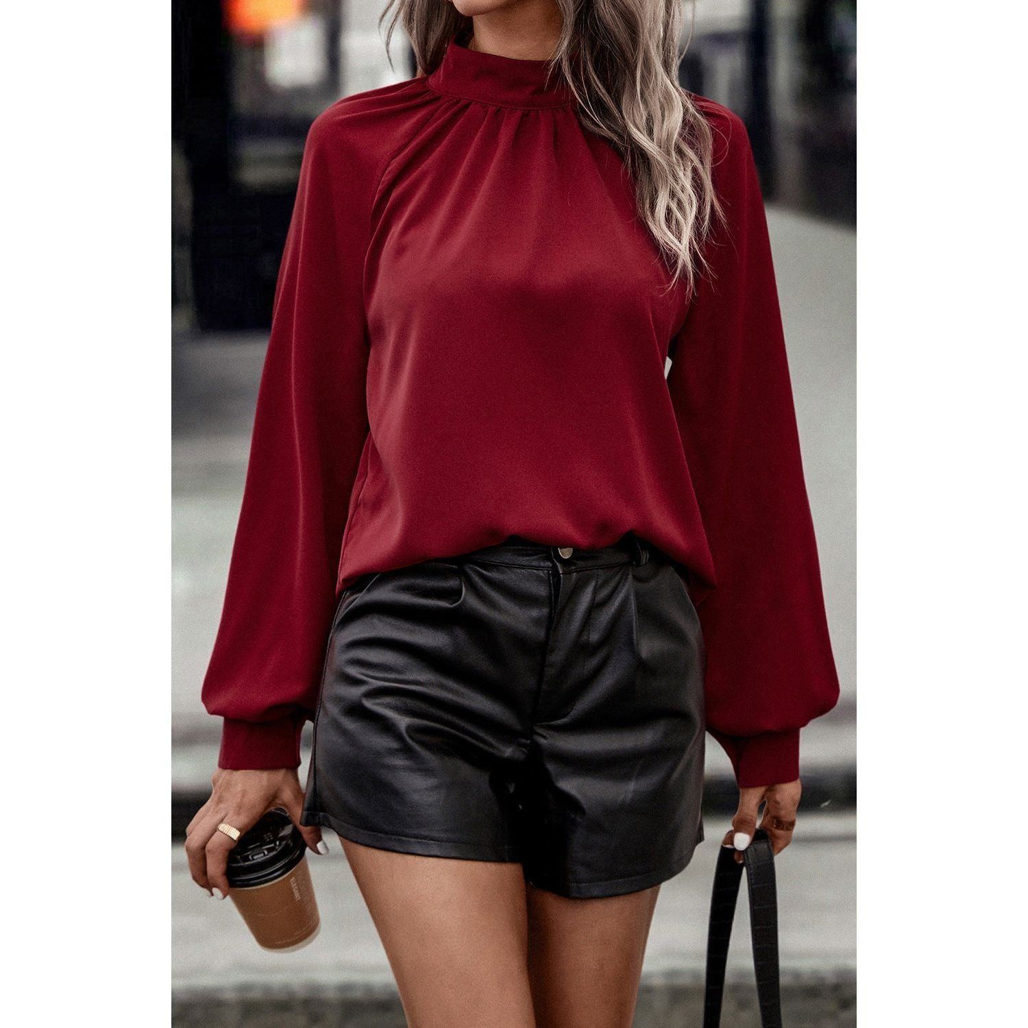 Women's Fashion Backless Casual Shirt