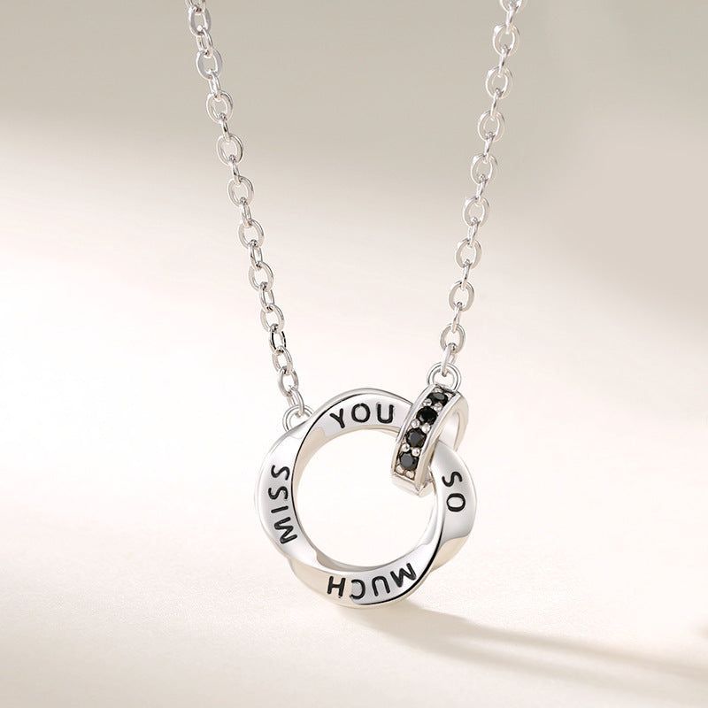 Double Ring Pendant Goes With Both Men And Women - Jointcorp
