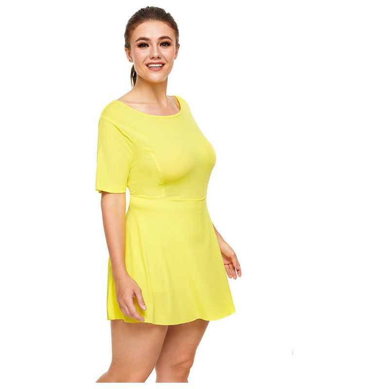 Tennis Dresses With Safety Pants Women Backless Golf Mini Sport Dress - Jointcorp